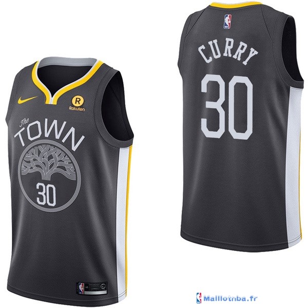 Maillot NBA Pas Cher Golden State Warriors Junior Stephen Curry 30 Noir ...
