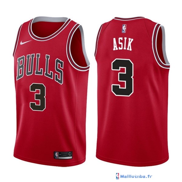 Maillot NBA Pas Cher Chicago Bulls Dwyane Wade 3 Rouge Icon 2017/18 ...