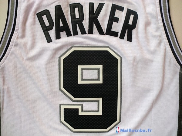 Maillot NBA Pas Cher San Antonio Spurs Tony Parker 9 Blanc - Maillot ...