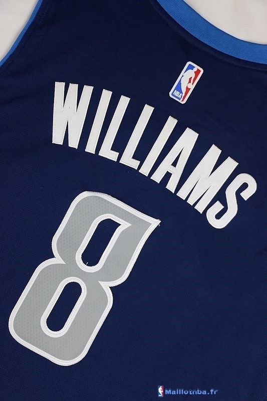 Maillot NBA Pas Cher Dallas Mavericks Deron Michael Williams 8 Bleu ...