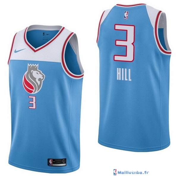 Maillot NBA Pas Cher Sacramento Kings George Hill 3 Nike Bleu Ville ...