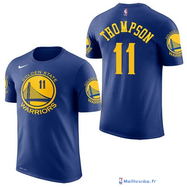 Maillot Manche Courte Golden State Warriors Klay Thompson 11 Bleu 2017/ ...