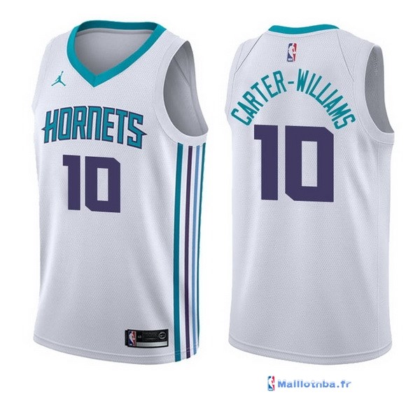 Maillot NBA Pas Cher Charlotte Hornets Michael Carter Williams 10Blanc ...