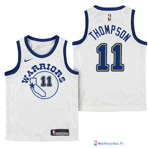 Maillot NBA Pas Cher Golden State Warriors Junior Klay Thompson 11 Nike ...