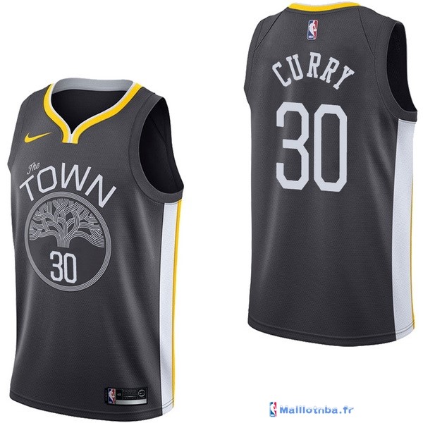 Maillot NBA Pas Cher Golden State Warriors Stephen Curry 30 Noir ...