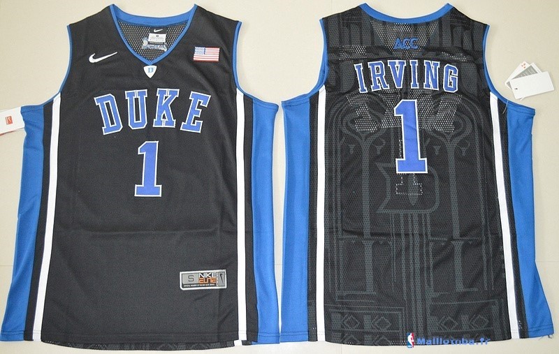 Maillot NCAA Pas Cher Duke Kyrie Irving 1 Noir - Maillot Basket NBA Pas ...