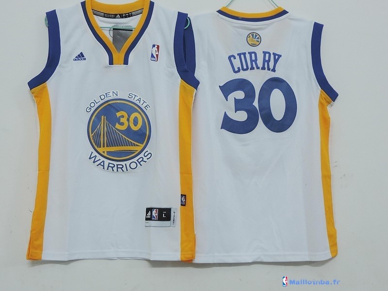 Maillot NBA Pas Cher Golden State Warriors Junior Stephen Curry 30 ...