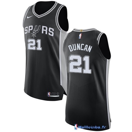 Maillot NBA Pas Cher San Antonio Spurs Tim Duncan 21 Noir Icon 2017/18 ...