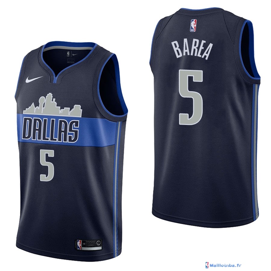 Maillot NBA Pas Cher Dallas J.J. Barea Mavericks 5 Statement Navy ...