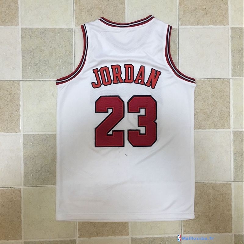 Maillot Nba Pas Cher Chicago Bulls Junior Michael Jordan 23 Blanc 2017  