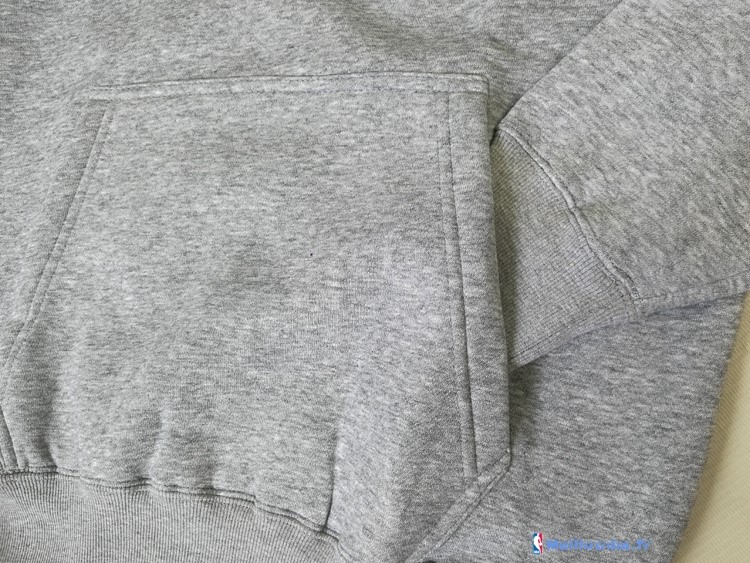 Sweat Capuche NBA Jordan Gris - Maillot Basket NBA Pas Cher