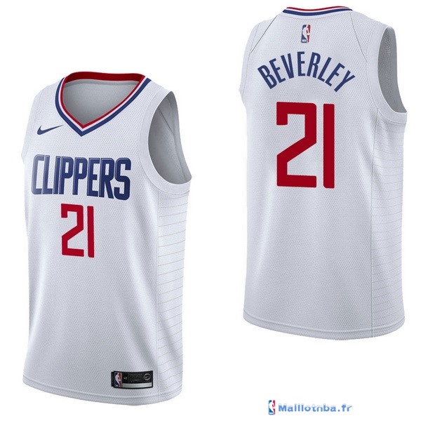 Maillot NBA Pas Cher Los Angeles Clippers Patrick Beverley 21 Blanc ...